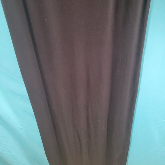 Chelsea & Theodore Black Embroidered Maxi Dress Medium - Picture 10 of 11